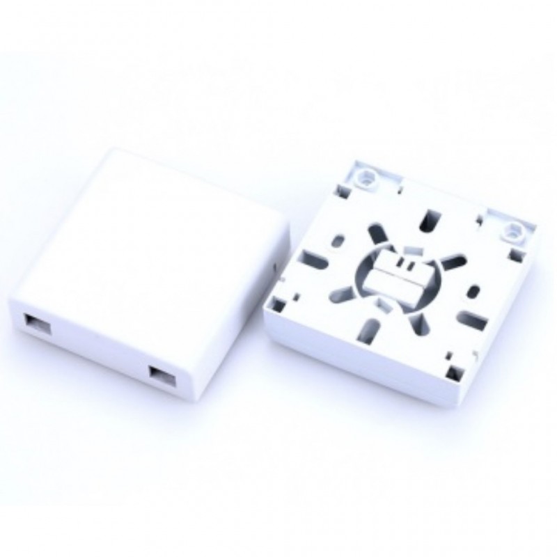 FTTH Wall Outlet (Indoor Termination Box White)